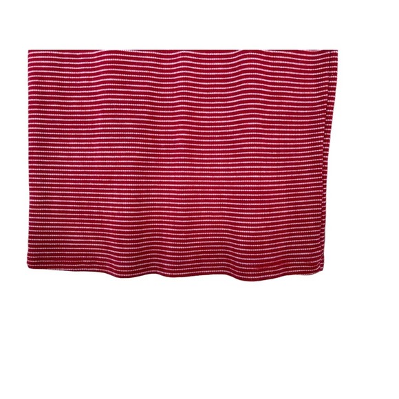 Heart and Hips Red White Striped Ribbed Knit Dress Y2K Style Size M - Picture 3 of 8